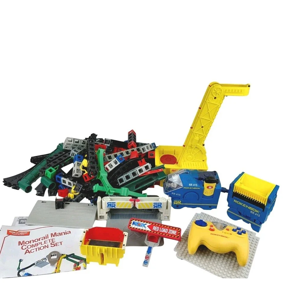 ROKENBOK Station Set RC Monorail Mania Working Conveyor Remote see video